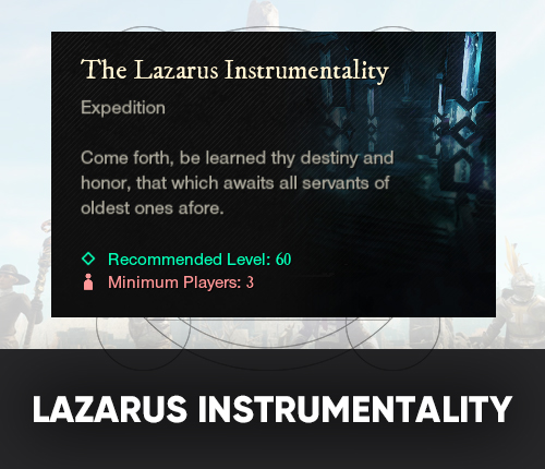 Lazarus Instrumentality